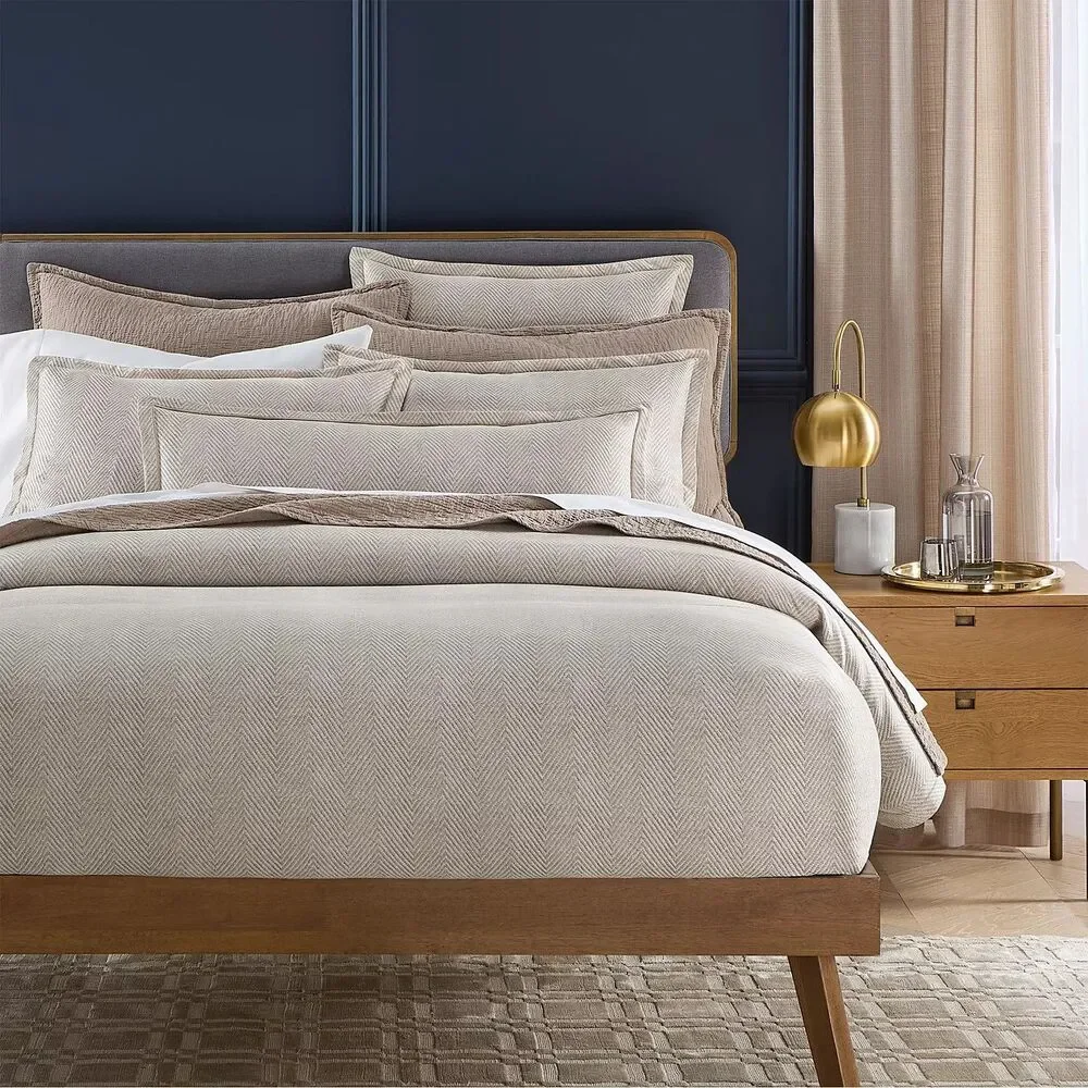 Hudson Park Collection Italian Palermo Yarn Dye Full/Queen Duvet Cover